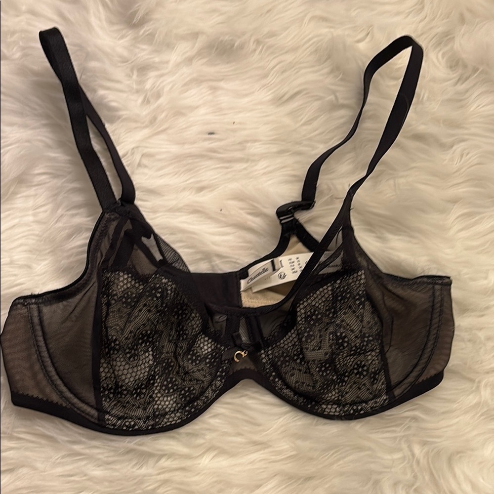 Chantelle Black Sheer Lace Bra